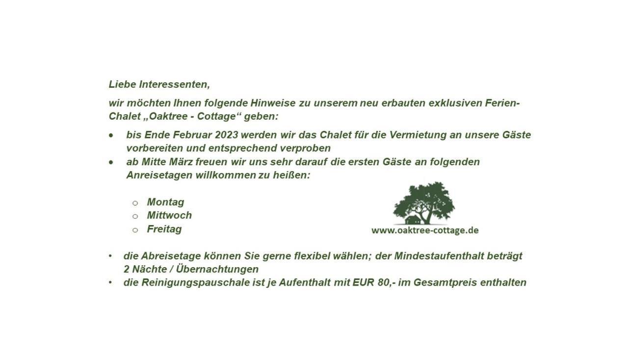 Oaktree-Cottage Loehnberg Bagian luar foto